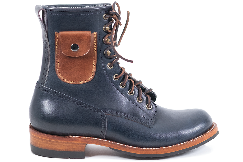 Knife Maker Horween Midnight Blue