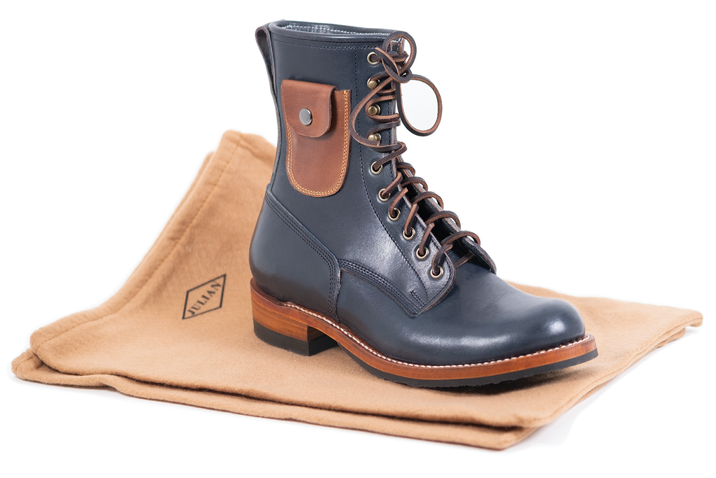 Knife Maker Horween Midnight Blue