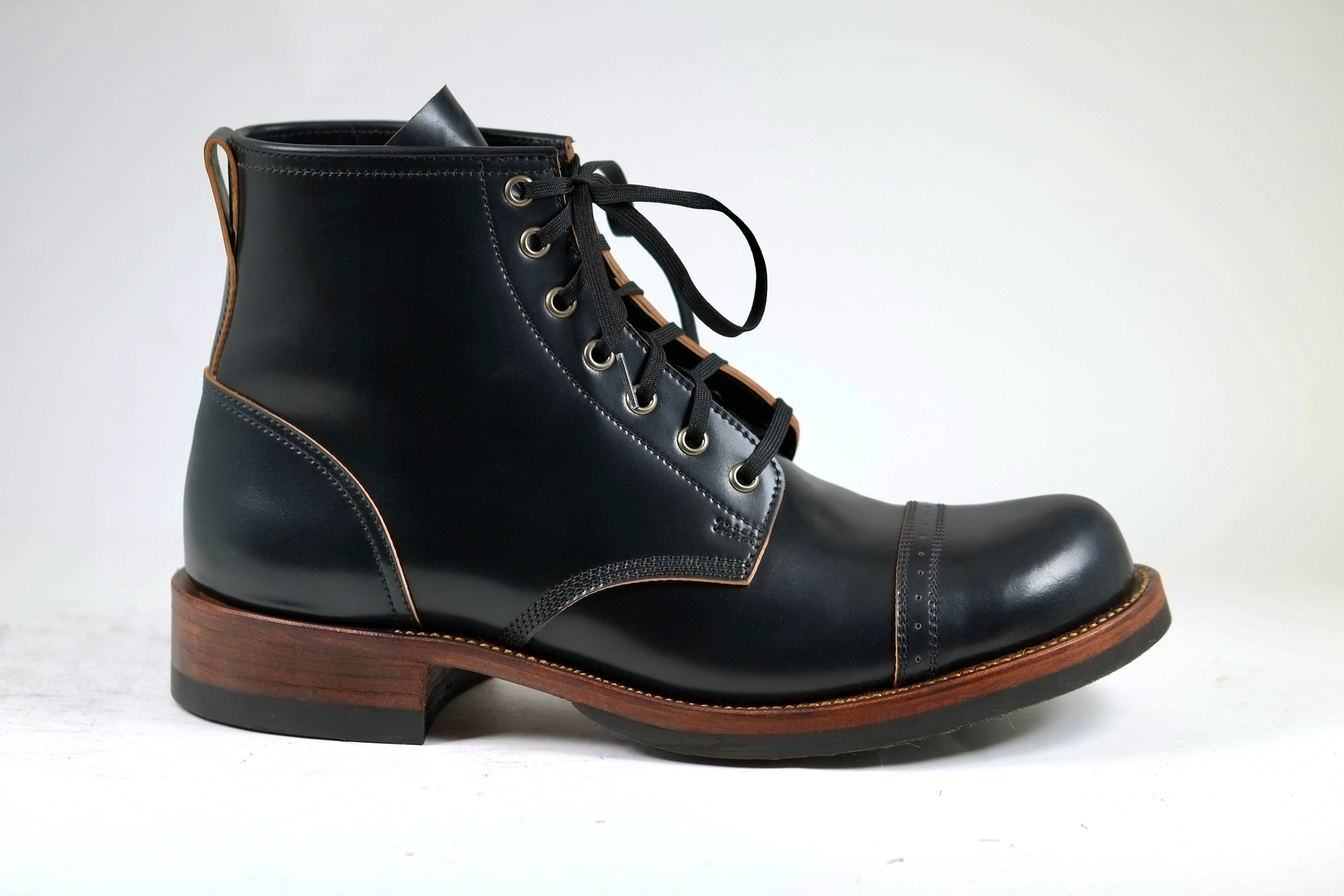 JULIAN BOOTS Bowery Boots ジュリアンブーツ Bowery Black, Horween Shell Cordovan – Julian Boots